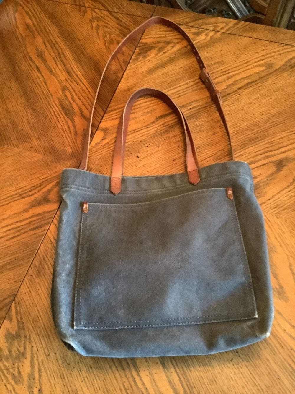 Madewell Canvas Tote in Navy